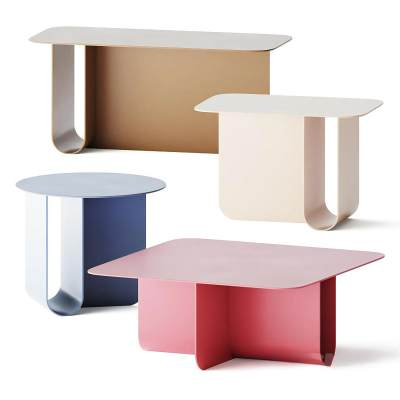 LA CIVIDINA 铝制咖啡桌